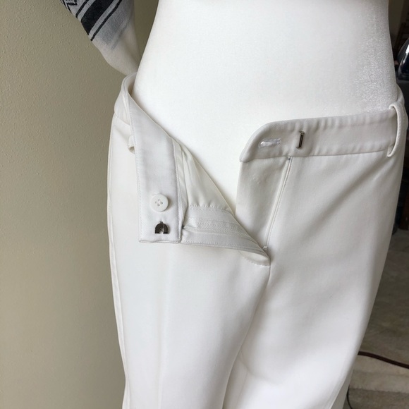 Etcetera tuxedo style white trousers size 6 - Picture 6 of 16